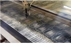 Laser processing stage